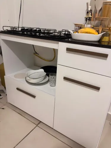 Balcão com cooktop