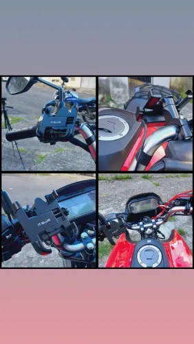 Suporte de celular para moto