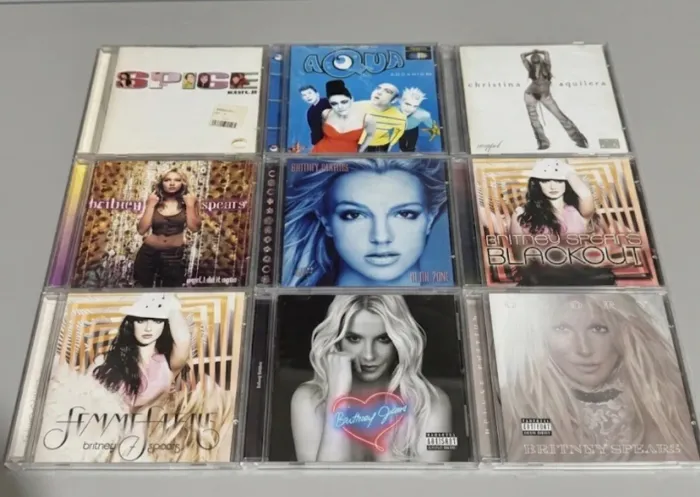 Lote CDs Pop 2000 (Britney Spears, Christina Aguilera, Spice Girls, Aqua)