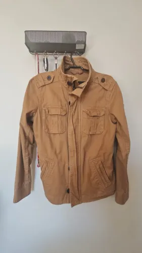 Jaqueta Abercrombie & Fitch Masculina Bege Tam. M - Excelente Estado