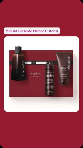 Mini Kit Presente Malbec (3 Itens)