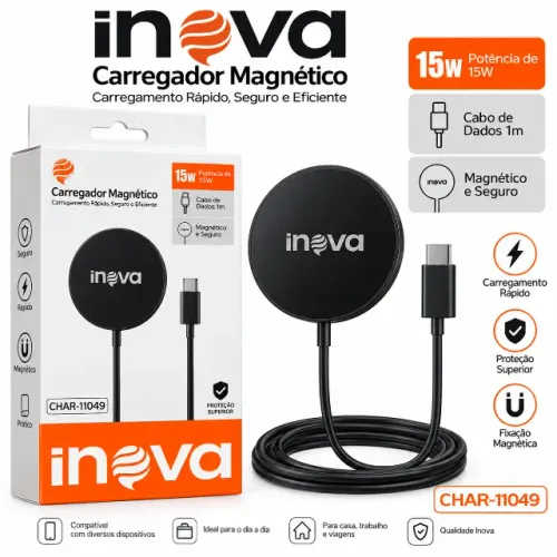 Carregador Magnético Inova 15W