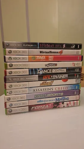 Lote de jogos Xbox 360 - com capa e manual