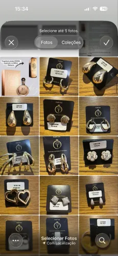 100 pc Semijoia e prata + fornecedor