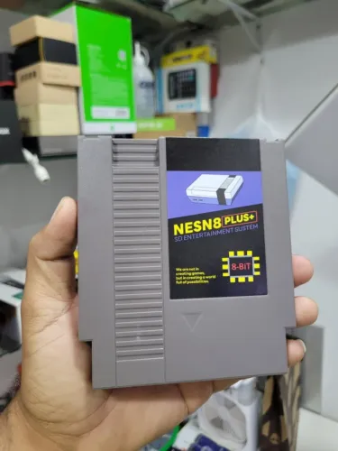 Cartucho NESN8 Plus+ Novo - Para Nintendinho / NES 8 Bits