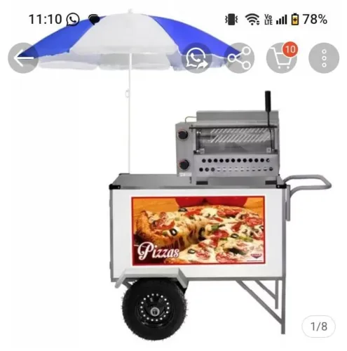 Carrinho de pizza