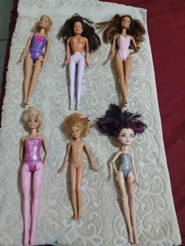 Para colecionadores bonecas 6 peças uma retro 1990 
