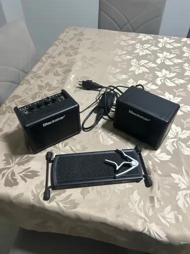 Kit Amplificador Blackstar mini - Fly 3 - 2 caixas - com fonte