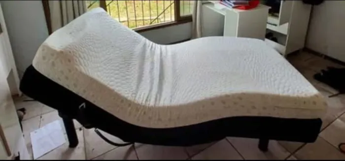 Cama Elétrica Articulada Ortobom com Colchão Viscoelástico