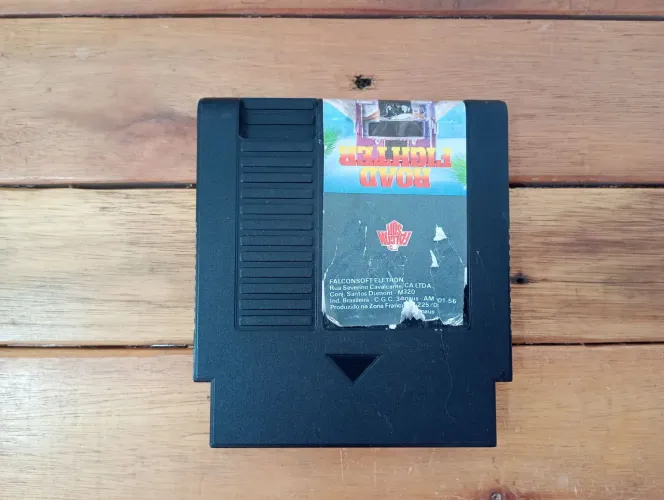 Jogo compatível com nes 72 pinos road fighter