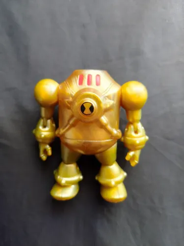 NRG Dourado Edição Limitada Ben 10 Bandai Action Figure Boneco Figura Supremacia Alien