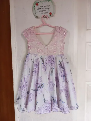 Vestido de Festa Infantil 