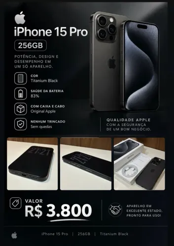 Iphone 15 Pro - 256gb