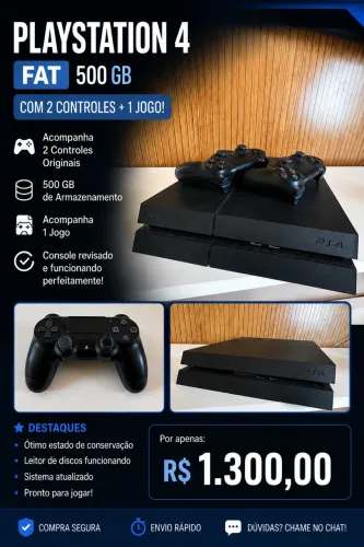PS4 FAT 500GB