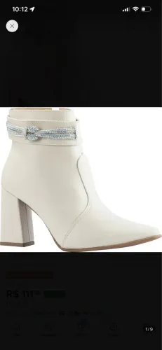 Bota branca 
