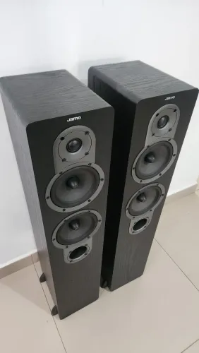 Caixas torre jamo s426 mais s420 5.0 140w 6 ohms magníficas