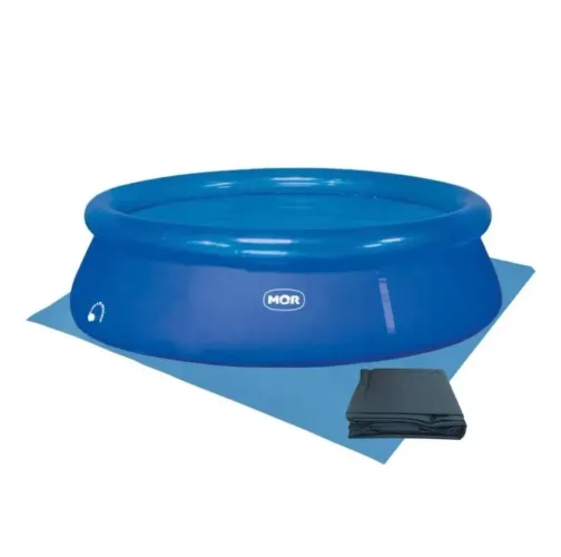 Piscina Inflável Mor 3400L USADA 2X - com Capa e Forro