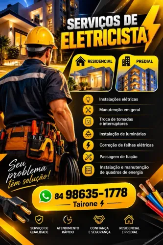 Eletricista predial e residencial