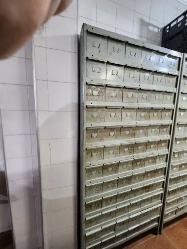 Gaveteiro de aço reforçado 72 gavetas