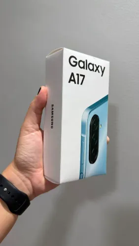 GALAXY A17 128GB AZUL. LACRADO! ACEITAMOS CARTOES