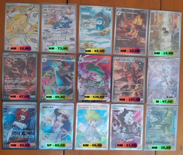 Kit cartas Pokemon Ultra raro (Vendo separado)