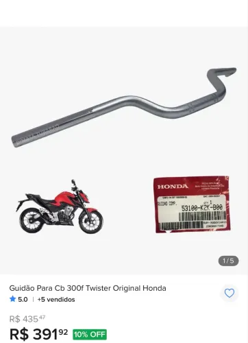 Guidão ORIGINAL CB300f