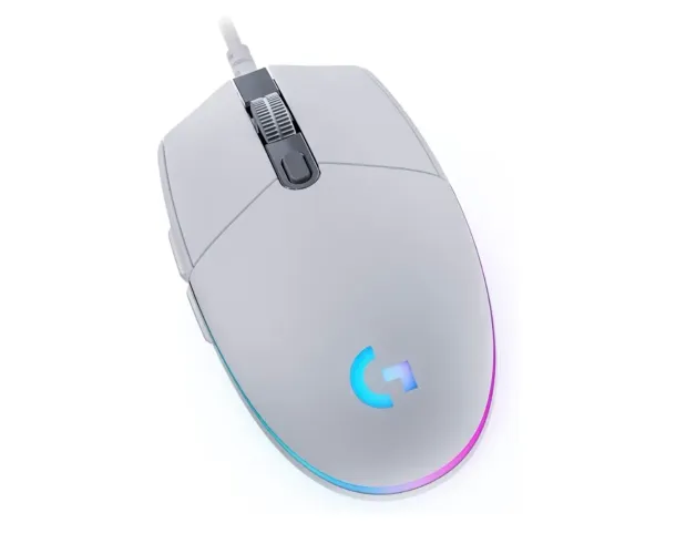 Logitech G203 LIGHTSYNC RGB, Até 8.000 DPI - Branco
