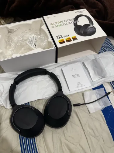 Haylou S40 Bluetooth ANC - headset Completo na Caixa