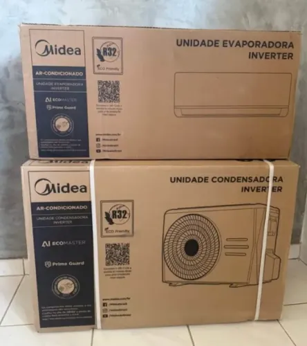 Ar Condicionado Split Inverter Midea AI Ecomaster 9000 BTUs Frio 220V 38EZVCA09M5 lacrado