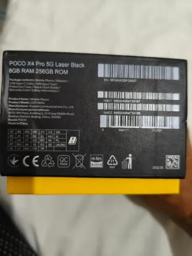 Xiaomi poço x4 pro 5G - 256,GB