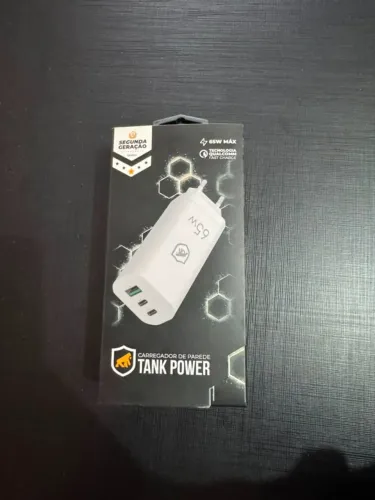 Carregador Gshield Tank Power 65W Turbo Fast Charge Anatel