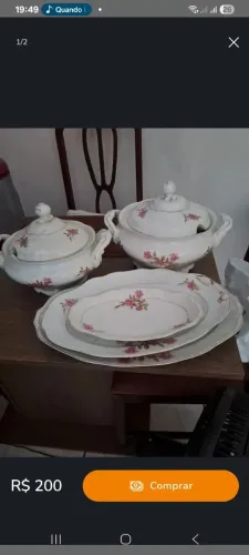 Conjunto de porcelana