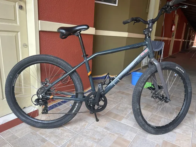 Bicicleta Elleven Venice Urbana Aro 27,5 - 7 Marchas - Preta - Estado de nova