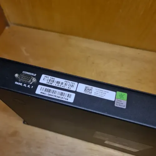 switch dell powerconnect 2848 48 portas gigabit gerenciável (recondicionado)