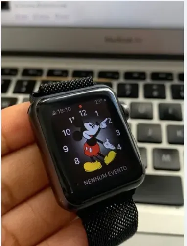 Apple Watch S1 38mm Cinza Vitrine Bateria 96% Garantia S1