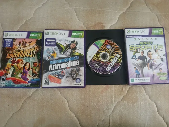 Jogos de Kinect de Xbox 360 originais