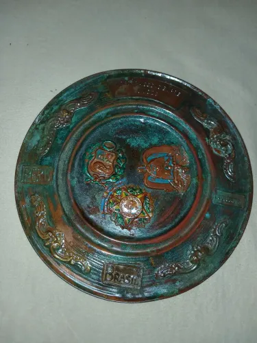 Prato decorativo de parede peruano 