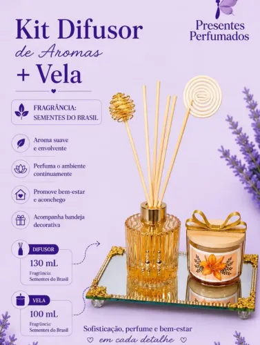Kit difusor de aromas