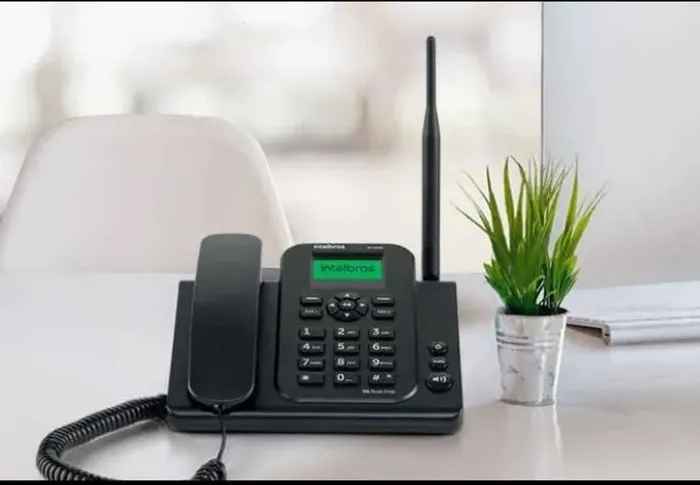 Telefone Intelbras sem fio rural seimi novo