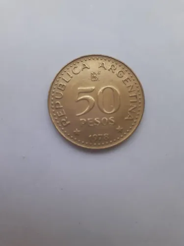 MOEDA DE 50 PESOS ARGENTINOS. 1979. GENERAL JOSÉ DE SAN MARTIN.