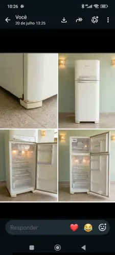 Geladeira Frost Free Electrolux 430L 127V