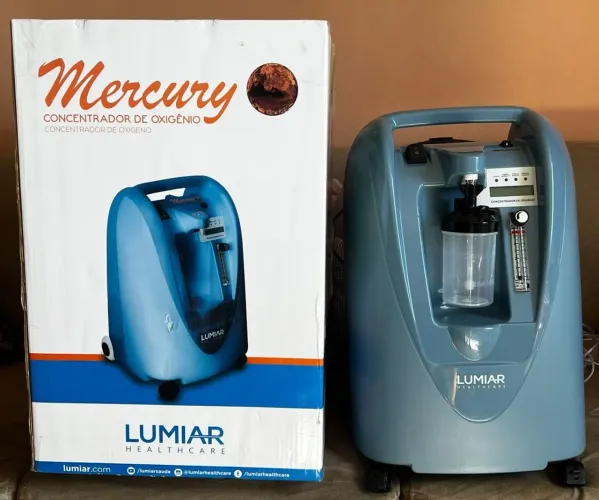 CONCENTRADOR DE OXIGÊNIO COM NEBULIZAÇÃO MERCURY! EXCELENTE OPORTUNIDADE!!