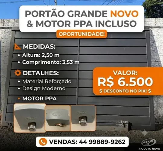 Portão de garagem