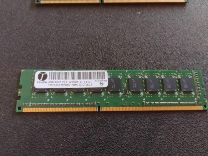 Memoria Ram Teikon 4gb DDR3 PC3-12800E (Para Servidor) (Só venda)