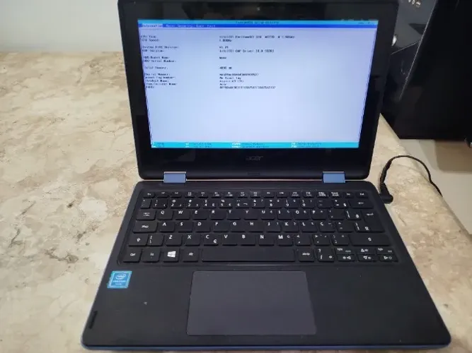 Netbook Acer Aspire R3-1311 Pentium M3710, 1,60Ghz, 4Gb Ram, Tela de 11 polegadas