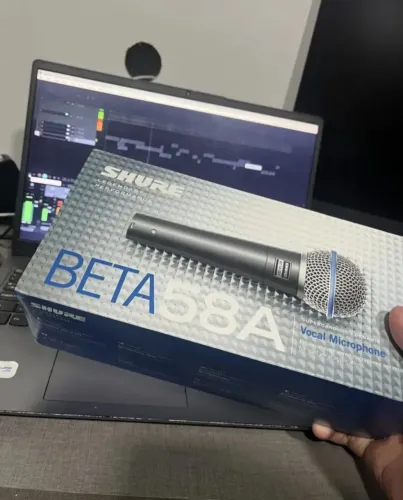 VENDO SHURE BETA58A (NOVO) PROFISSIONAL.