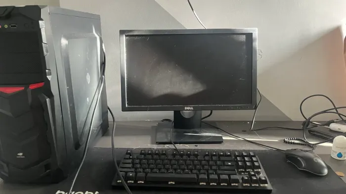 PC GAMER, COM MONITOR TECLADO MECANICO E MOUSE GAMER
