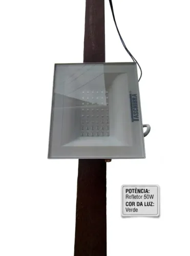 Refletor LED 50W Verde