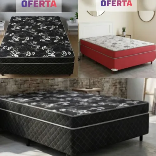 PROMOÇÃO: Cama box casal de fábrica (PASSE O CEP)
