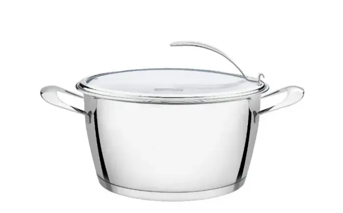 Panela Caçarola Funda Tramontina Ventura Aço Inox qualidade superior